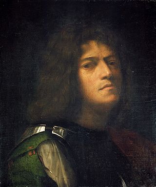 <i>Self-portrait as David</i> Painting by Giorgione