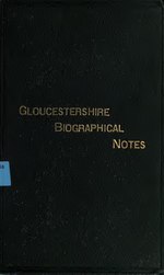 Thumbnail for File:Gloucestershire biographical notes (IA gloucestershireb00straiala).pdf