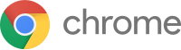 Google Chrome logo with wordmark (2015).svg