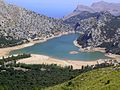 Gorg Blau, baixant del Morro de Cúber.