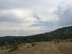 Kržanja, pogled na zaselak Gornja Kržanja