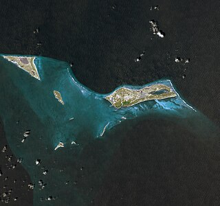 Grand Turk Island as seen from space in 2009