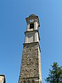 Campanile della Chiesa di Santa Maria Nascente, Gremiasco, Piemonte, Italia