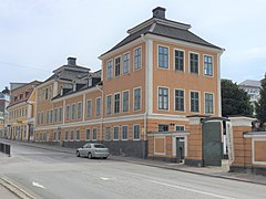 Grevagårdens hovedbygnings facade mod Borgmästaregatan