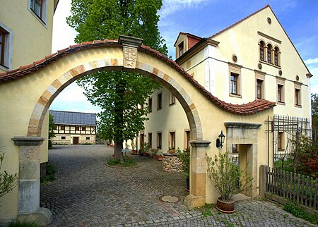 Gut wildberg bei dresden torbogen