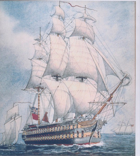 Ships of the Old Navy - Page 2 539px-HMS_St_Lawrence_001