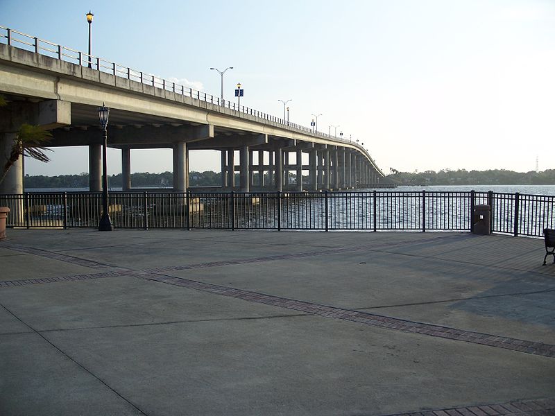 File:Halifax River bridge east bank Ormond Beach02.jpg