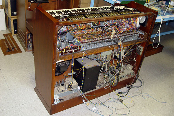 Hugh Banton used a Hammond E-112 organ, modified with electronics, as a key ingredient of the band's early sound