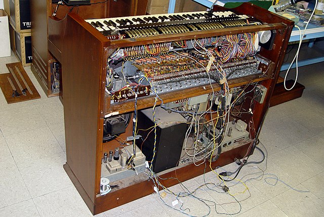 Hugh Banton used a Hammond E-112 organ, modified with electronics, as a key ingredient of the band's early sound