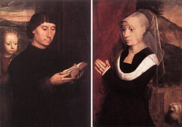 part of: Diptych with two donors 