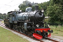 SJ B class locomotive No. 1220 in operation at the ZLSM in the Netherlands. Hemkes (6041277354).jpg