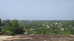 Hilltop view of Trivandrum city