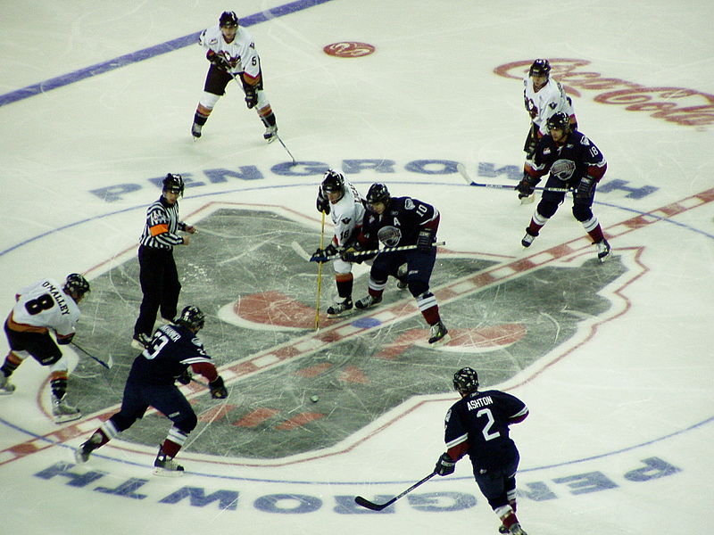 Estima-se que o hockey no gelo tenha surgido no Canadá, entre os Séculos 18  e 19, como adaptação do hóquei no campo durante o inverno rigoroso no país  da América do Norte. As primeiras partidas entre clubes aconteceram ainda  no Século 19. A NHL