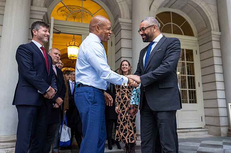File:Home Secretary James Cleverly visits New York to speak about mass migration - 6.jpg