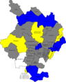 Huntingdonshire UK local election 2003 map.png