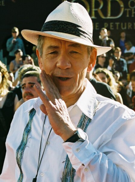 McKellen at the world premiere of The Lord of the Rings: The Return of the King in Wellington, 1 December 2003