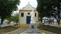 Katholieke kerkje Igrejinha do Santuário in Pedra Azul