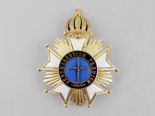 Grand Cross of the Imperial Order of the Cross.