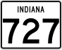 State Road 727 marker