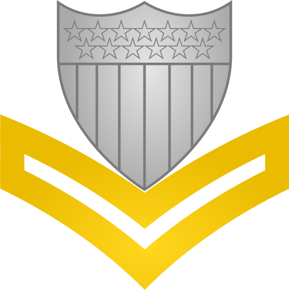 File:Insignia of a United States Coast Guard petty officer second class.svg