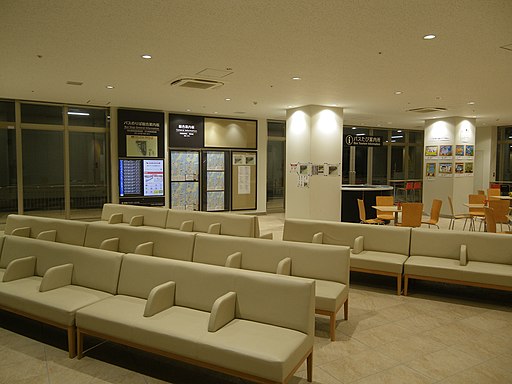 Interior of Naha Bus Terminal 2018