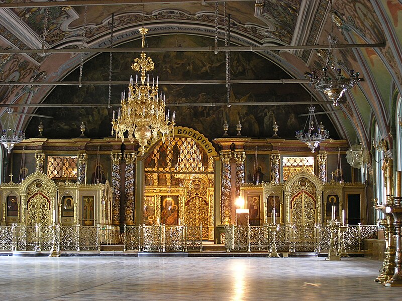 File:Interior of church of Saint Sergius (Sergiev Posad).jpg