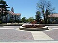 Upper (East) end of Quad viewed from Burruss Hall