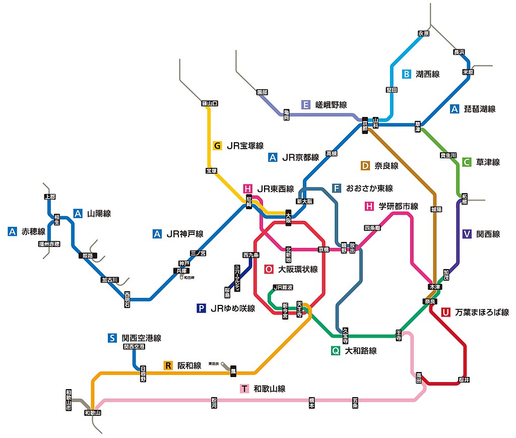 JR西日本 西日本旅客鉄道 阪和線・関西空港線 平日 列車運行図表 ダイヤグラムこの度趣味撤退の為出品します