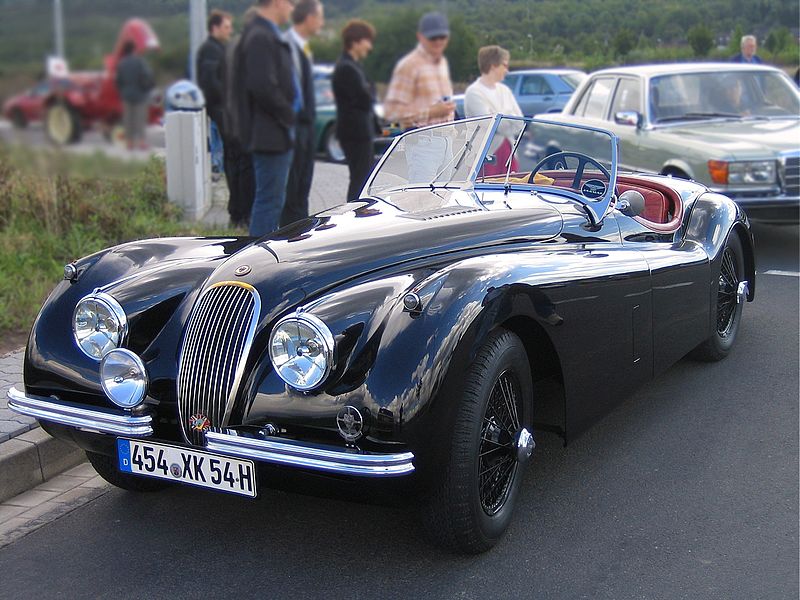 File:Jaguar XK 120 Roadster, Bj. 1954 (2005-09-17).JPG