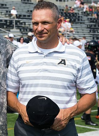 <span class="mw-page-title-main">Jeff Monken</span> American football player and coach (born 1967)