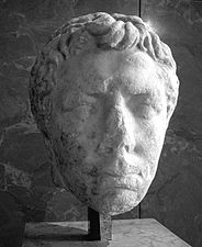 El rey Juba II, busto en el museo de Cherchell en Argelia