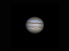 Bild vom Jupiter mit einem Amateurteleskop