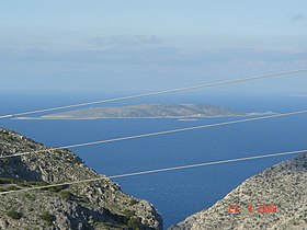 Vedere spre Kalólimnos din Kalymnos