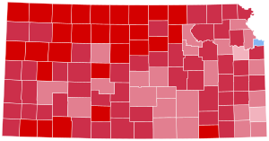 Kansas presidentsverkiezingen resultaten 1980.svg
