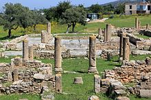 Ruinen der frühchristlichen Basilika Agia Trias von Agia Trias/Sipahi