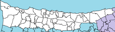 Location map Επαρχία Κερύνειας 2