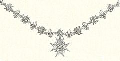Collar of the Order of St. Januarius—line drawing(Naples)