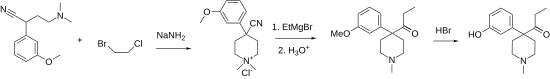 Synthese von Ketobemidon