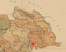 Bản đồ có chứa Liên Hòa (Hoàng Xá) năm 1891