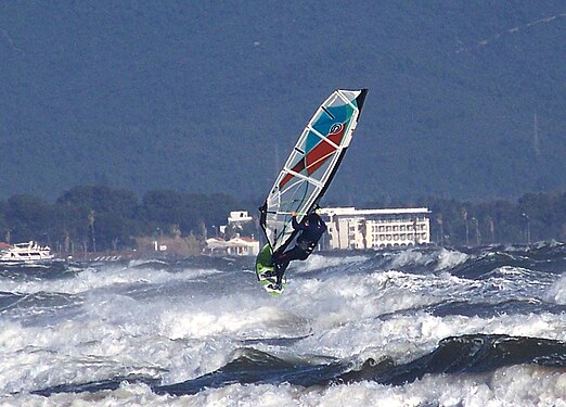 Kiten in Frankreich (Hyères)