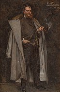フロックコートの男性像（ペーデル・バルケ?）(1882)