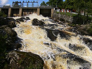 <span class="mw-page-title-main">Jämsänkoski</span> Former municipality in Central Finland, Finland