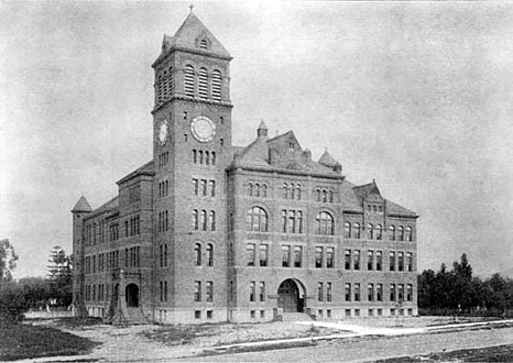 Los Angeles High School building opened 1891 (razed)