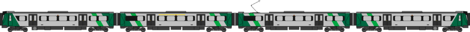 LNWR Class 350-2 3 w-pantograph