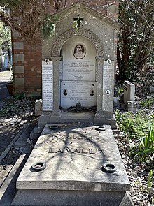 la tomba al cimitero del Verano di Roma dove riposa Remo La Valle