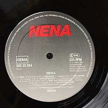 LP label of the "Nena" album Label LP Nena.JPG