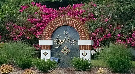 Lago Mar Entrance