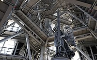 Sculpture “Guardian Angel of St. Lyon” on the 88th floor of the Virtue-87 Center