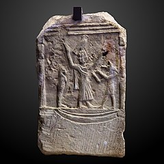 Late funerary stele-MAHG 9462