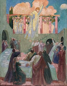 Le Christ apparaissant aux apôtres, 1917, Maurice Denis, musée des Beaux-Arts de Brest